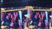 库里中国行kiss cam环节 鲁大师突然上了一波尺度啊🫣