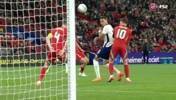 精彩!萨卡爆射世界波直入死角!英格兰20分钟3-0领先威尔士